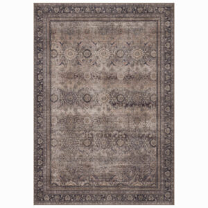 Inka wasbaar vintage vloerkleed 1147 - Bruin