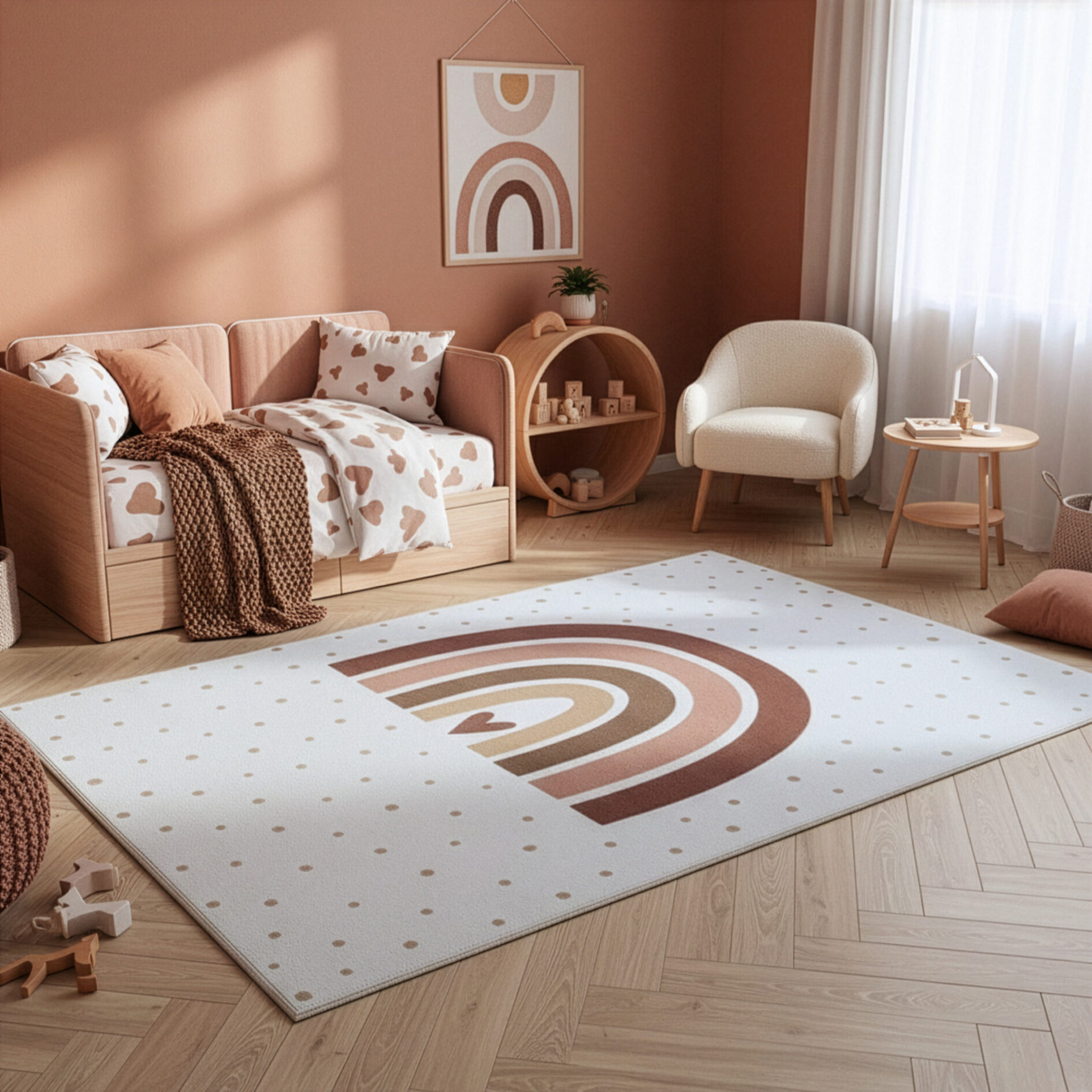 Kindervloerkleed Coco 1132 - Crème
