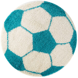 KINDERVLOERKLEED - FUN 6001 TURQUOISE ROND