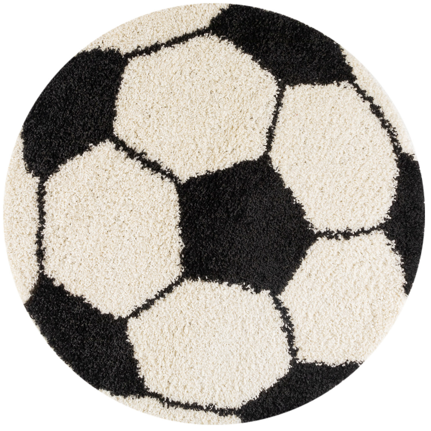 KINDERVLOERKLEED - FUN 6001 ZWART ROND