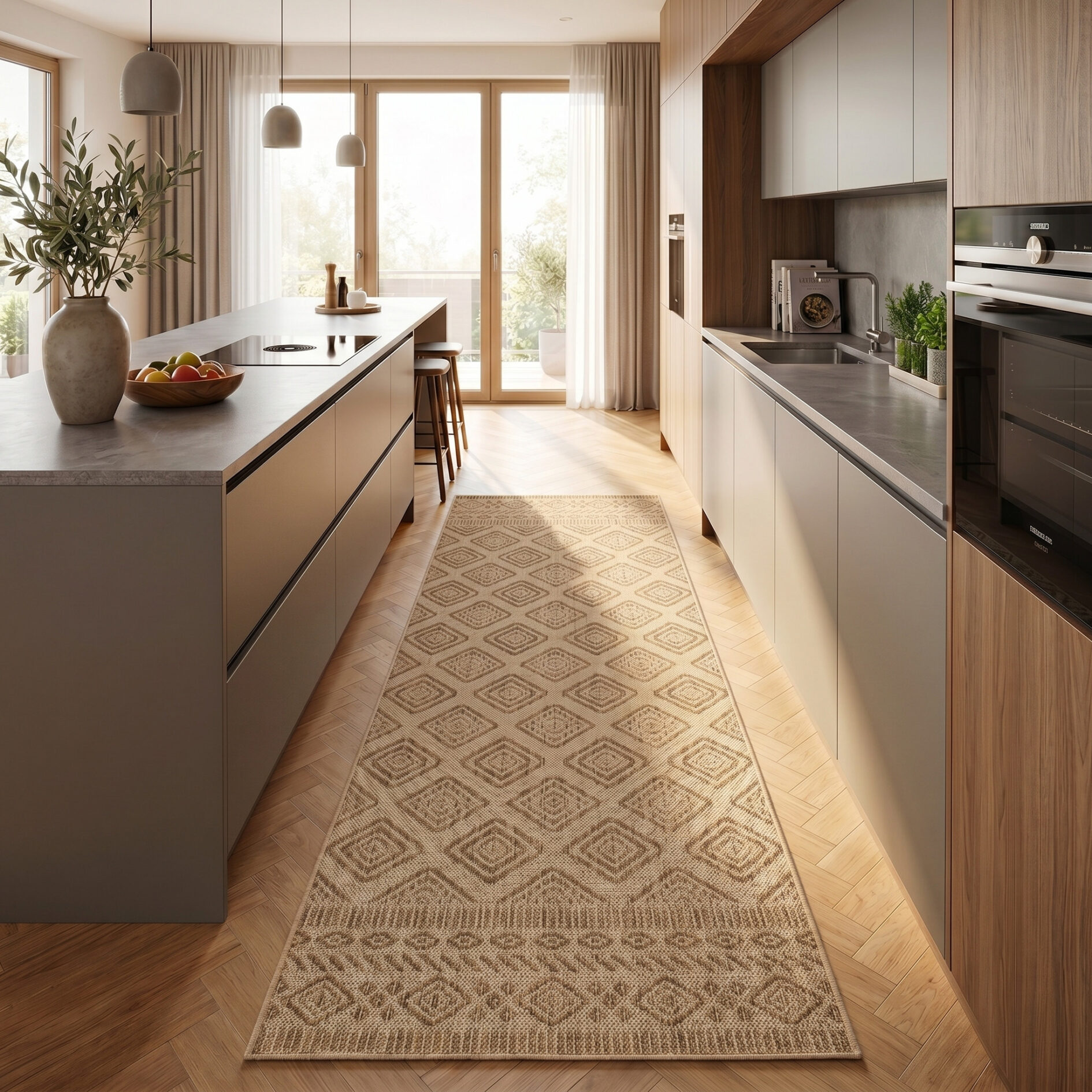 Mira 1452 In- & outdoor vloerkleed - Beige