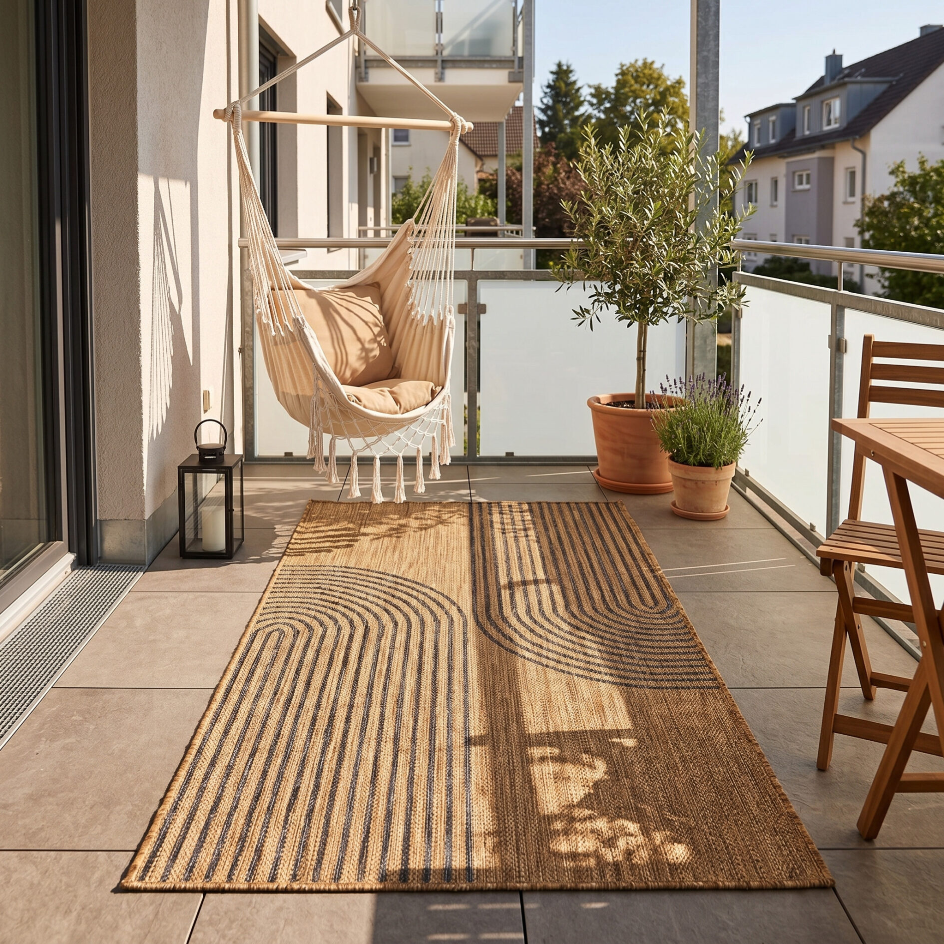 Mira 1453 In- & outdoor vloerkleed - Zwart