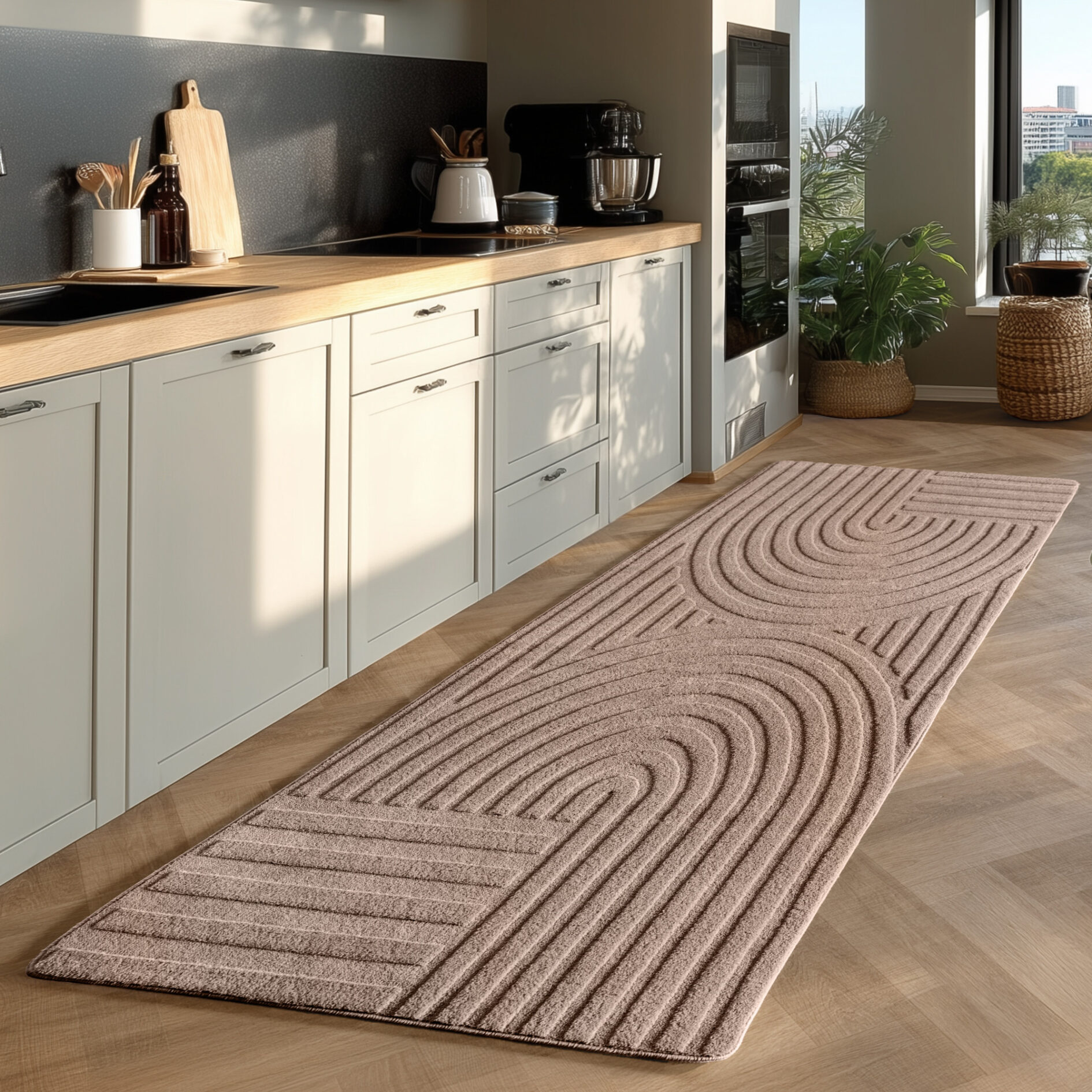 Modern vloerkleed - Pompei 1611 Beige