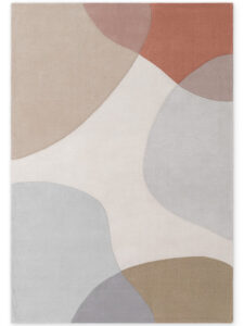 Ted Baker Hackney Wollen Vloerkleed Clarissa Blauw Meerkleurig