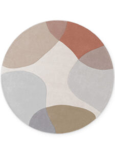 Ted Baker Hackney Wollen Vloerkleed Clarissa Blauw Meerkleurig