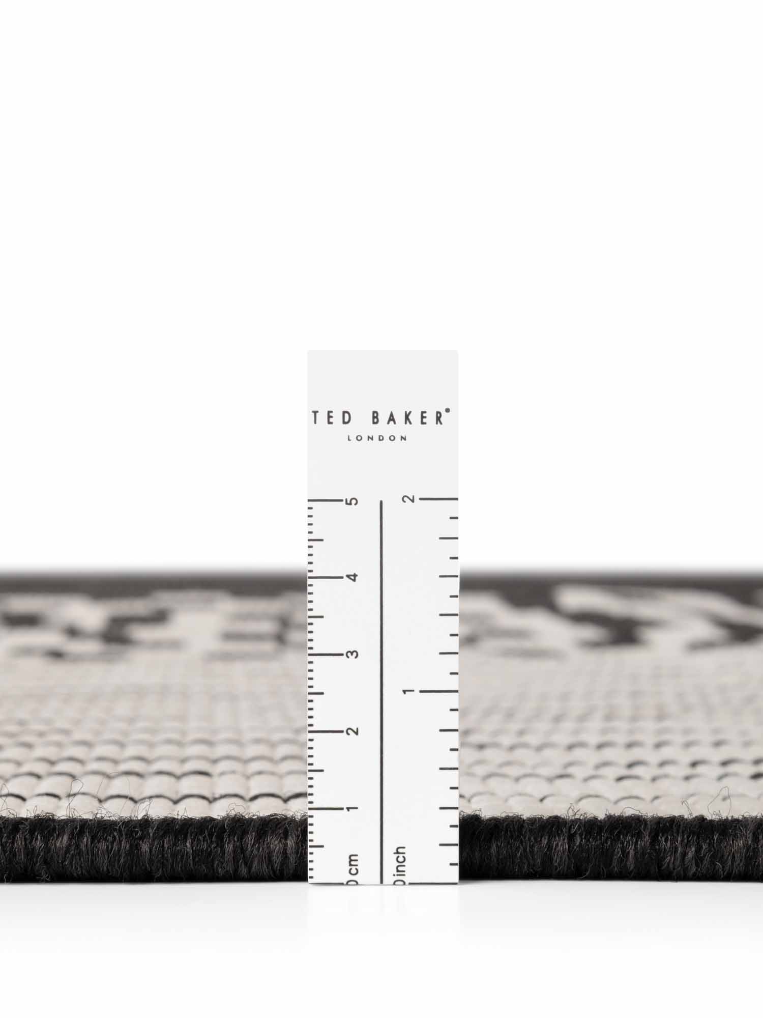 Ted Baker Haringey Platgeweven Vloerkleed Acacia Zwart Wit