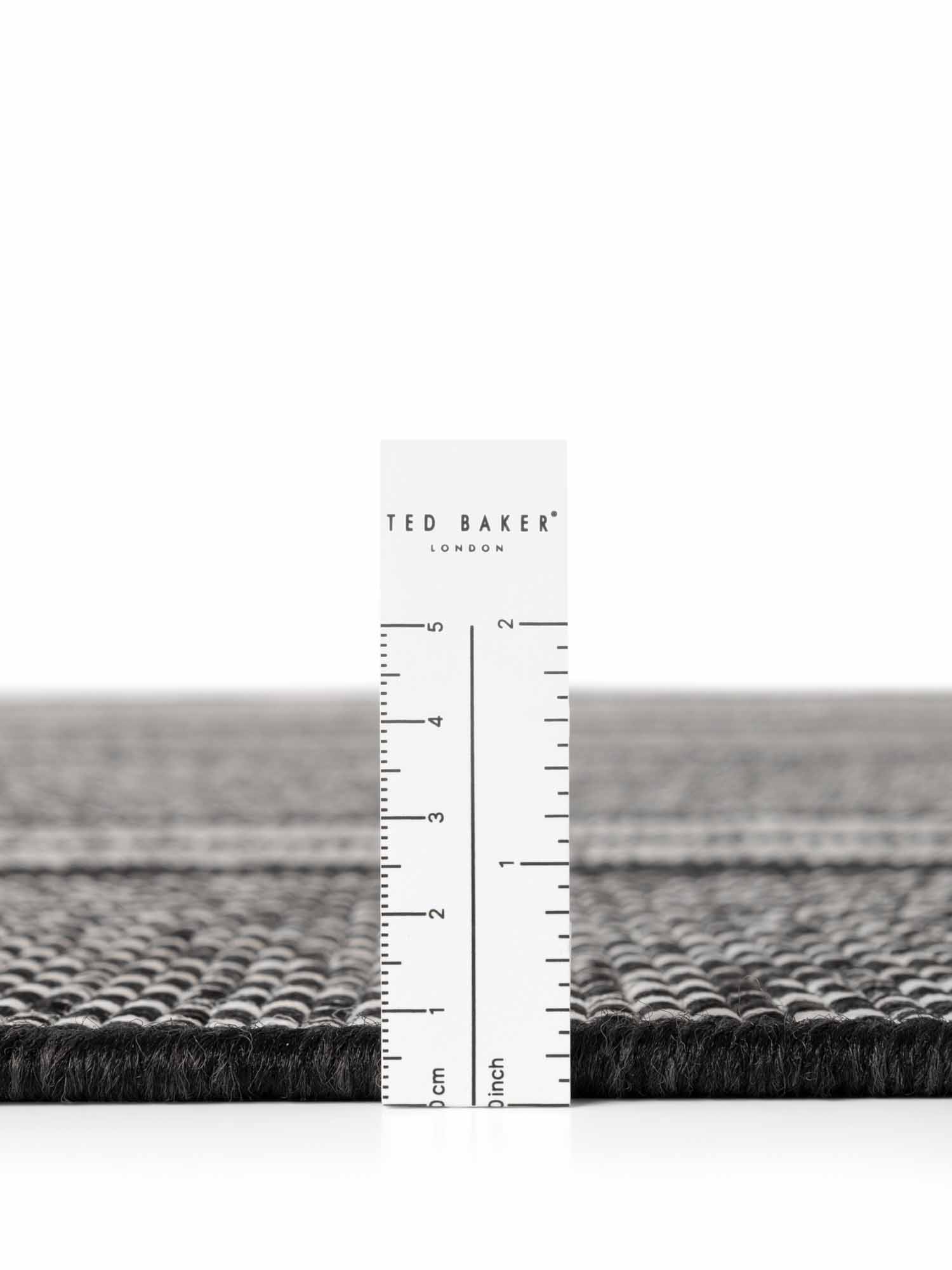 Ted Baker Haringey Platgeweven Vloerkleed Allington Zwart Wit