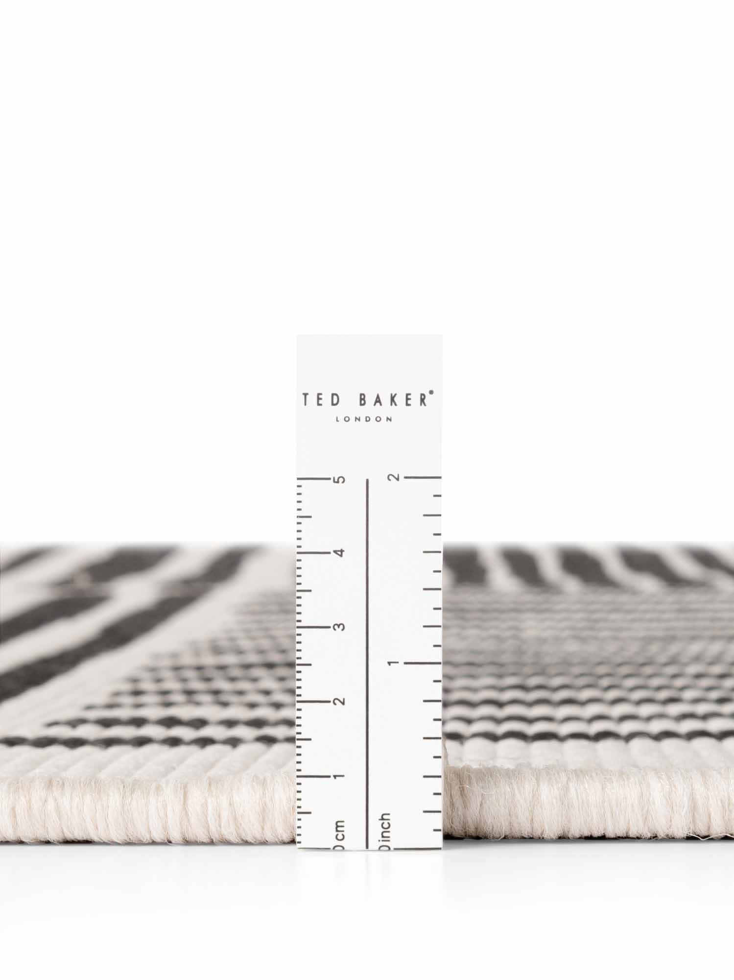 Ted Baker Haringey Platgeweven Vloerkleed Bounds Zwart Wit