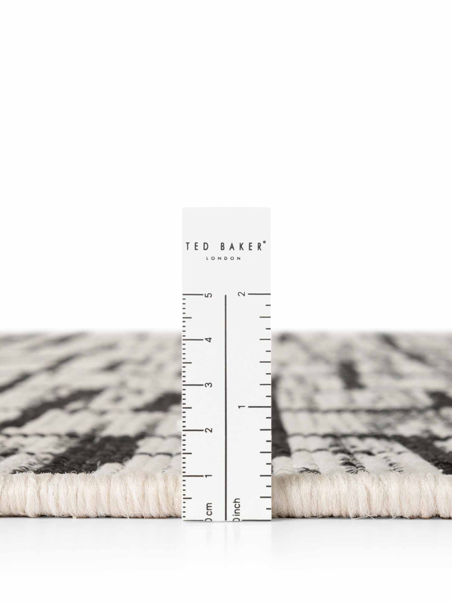 Ted Baker Haringey Platgeweven Vloerkleed Crouch Zwart Wit