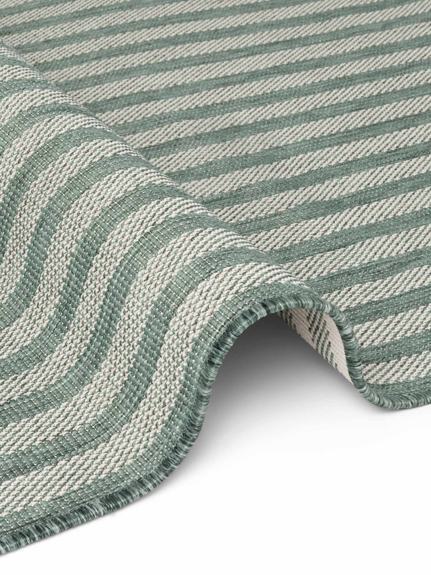 Ted Baker Haringey Platgeweven Vloerkleed Linley Groen Wit