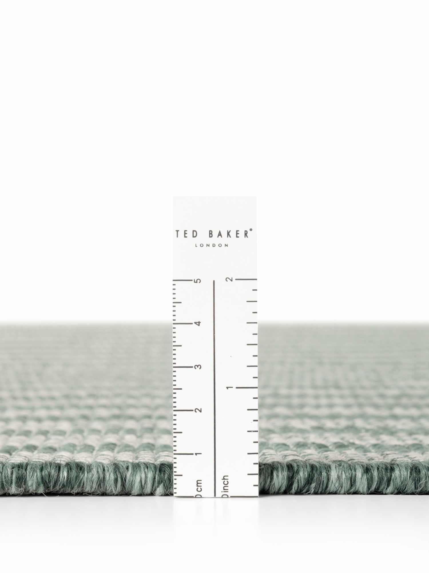 Ted Baker Haringey Platgeweven Vloerkleed Linley Groen Wit