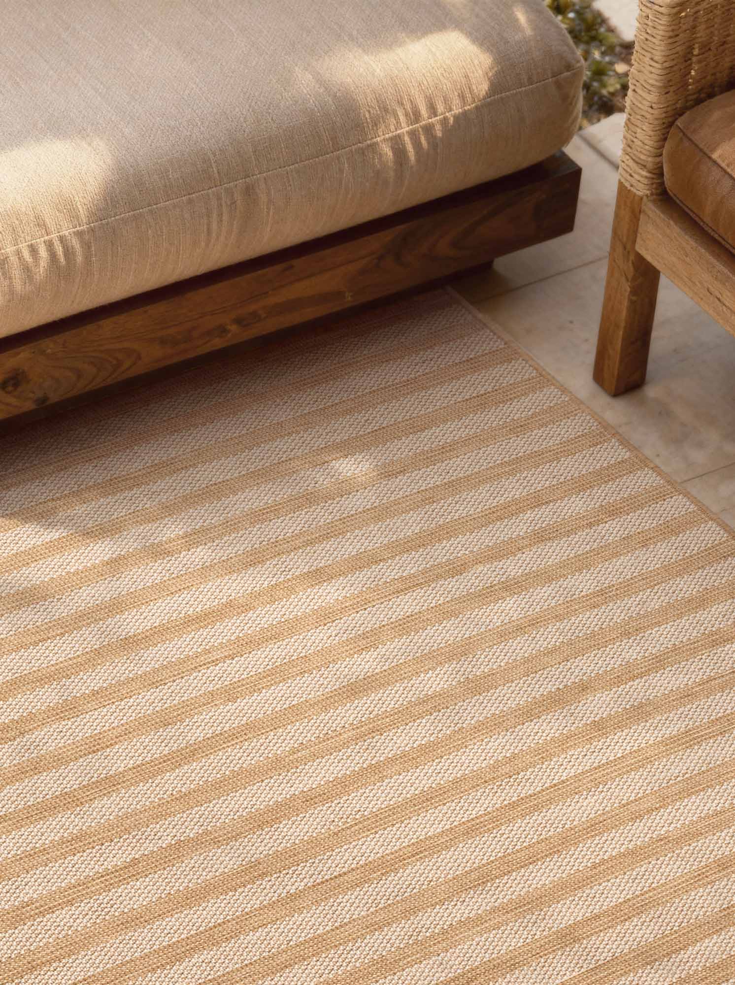 Ted Baker Haringey Platgeweven Vloerkleed Linley Jute Wit