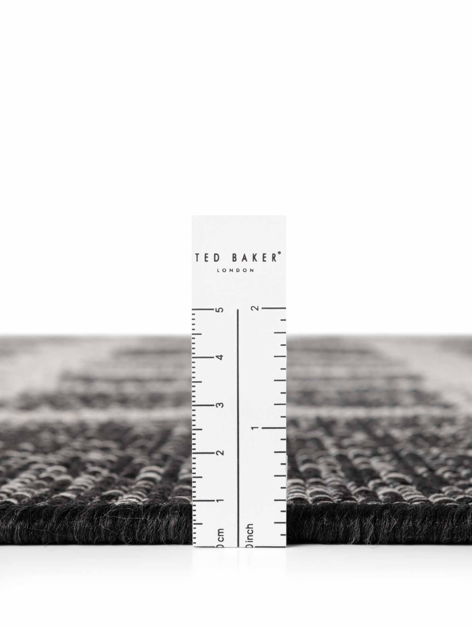 Ted Baker Haringey Platgeweven Vloerkleed Ruskin Zwart Wit