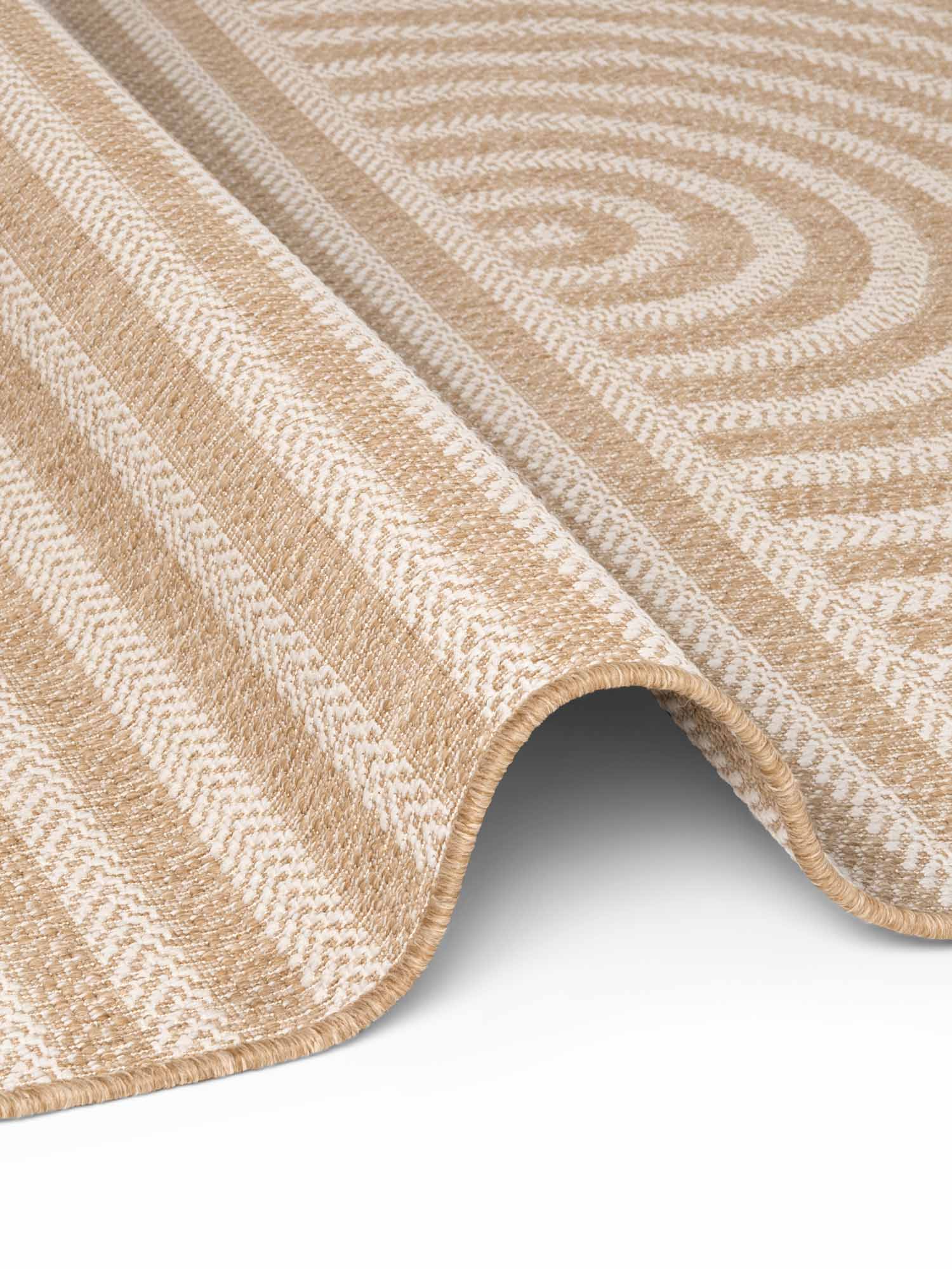 Ted Baker Haringey Platgeweven Vloerkleed Woodfield Jute 160x230 cm ovaal - Wit