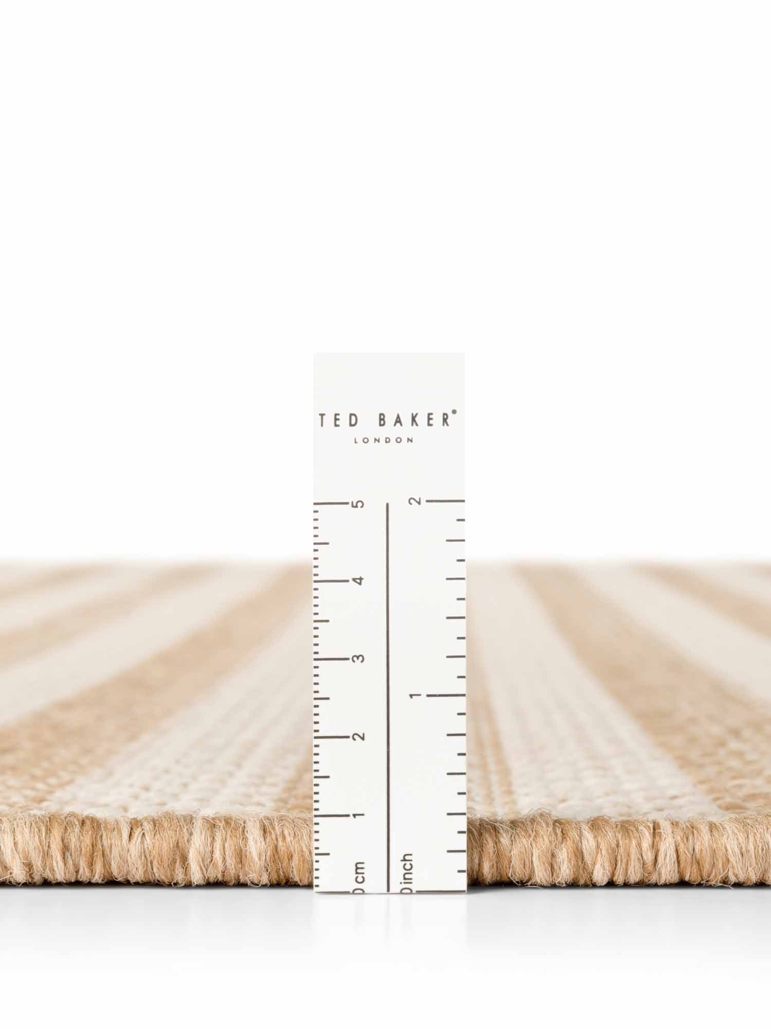 Ted Baker Haringey Platgeweven Vloerkleed Woodfield Jute 160x230 cm ovaal - Wit