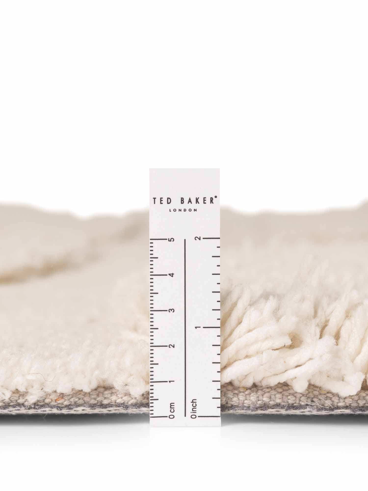 Ted Baker Lambeth Hoogpolig Vloerkleed Jasper Crème