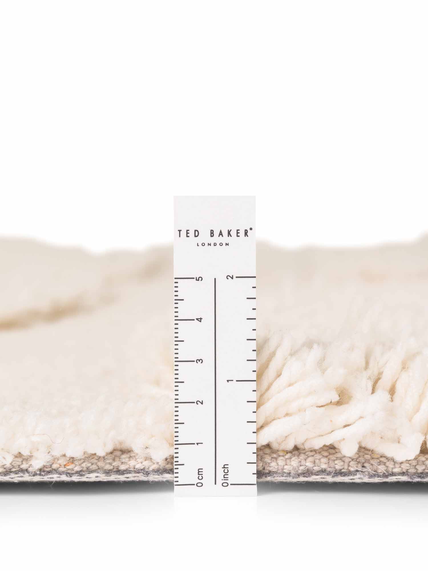 Ted Baker Lambeth Hoogpolig Vloerkleed Jasper Crème
