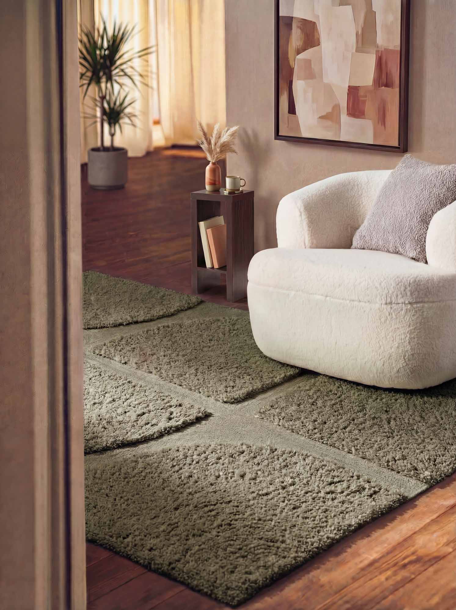 Ted Baker Lambeth Hoogpolig Vloerkleed Jasper Groen
