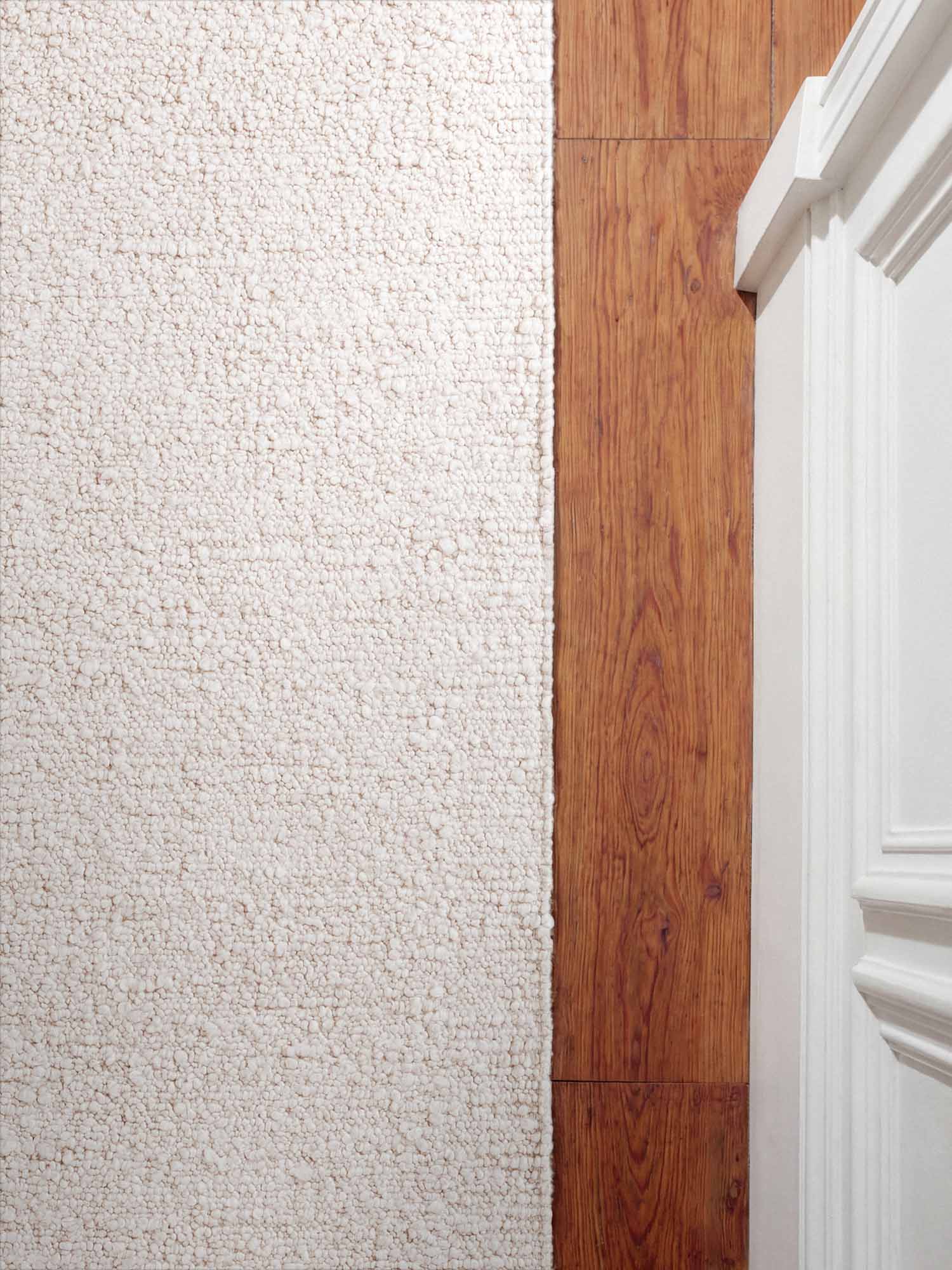 Ted Baker Notting Hill Soft Bouclé Laagpolig Vloerkleed Portobello Crème