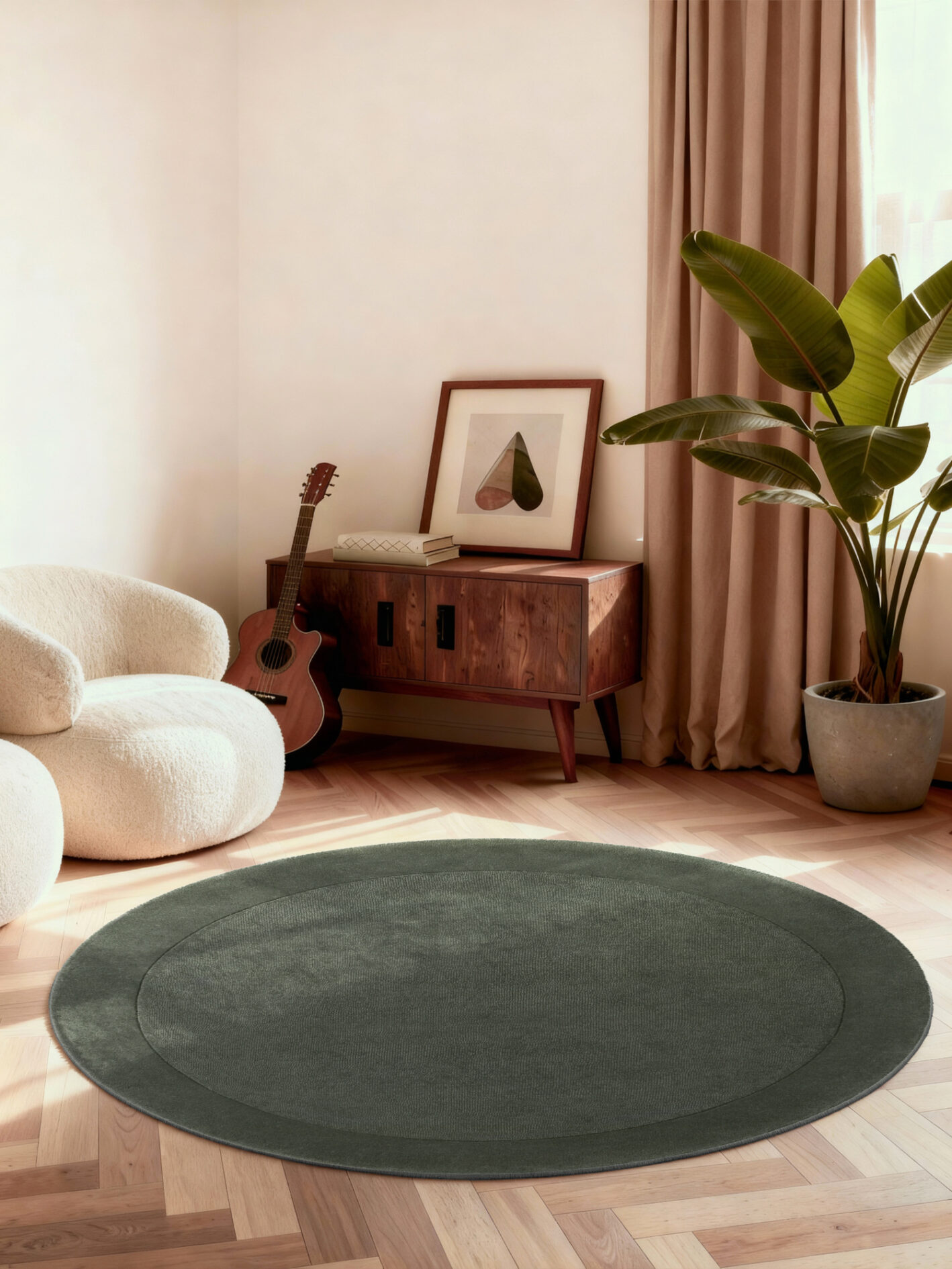 Villeroy & Boch 1812 Wollen Vloerkleed Kivi Natuur Groen