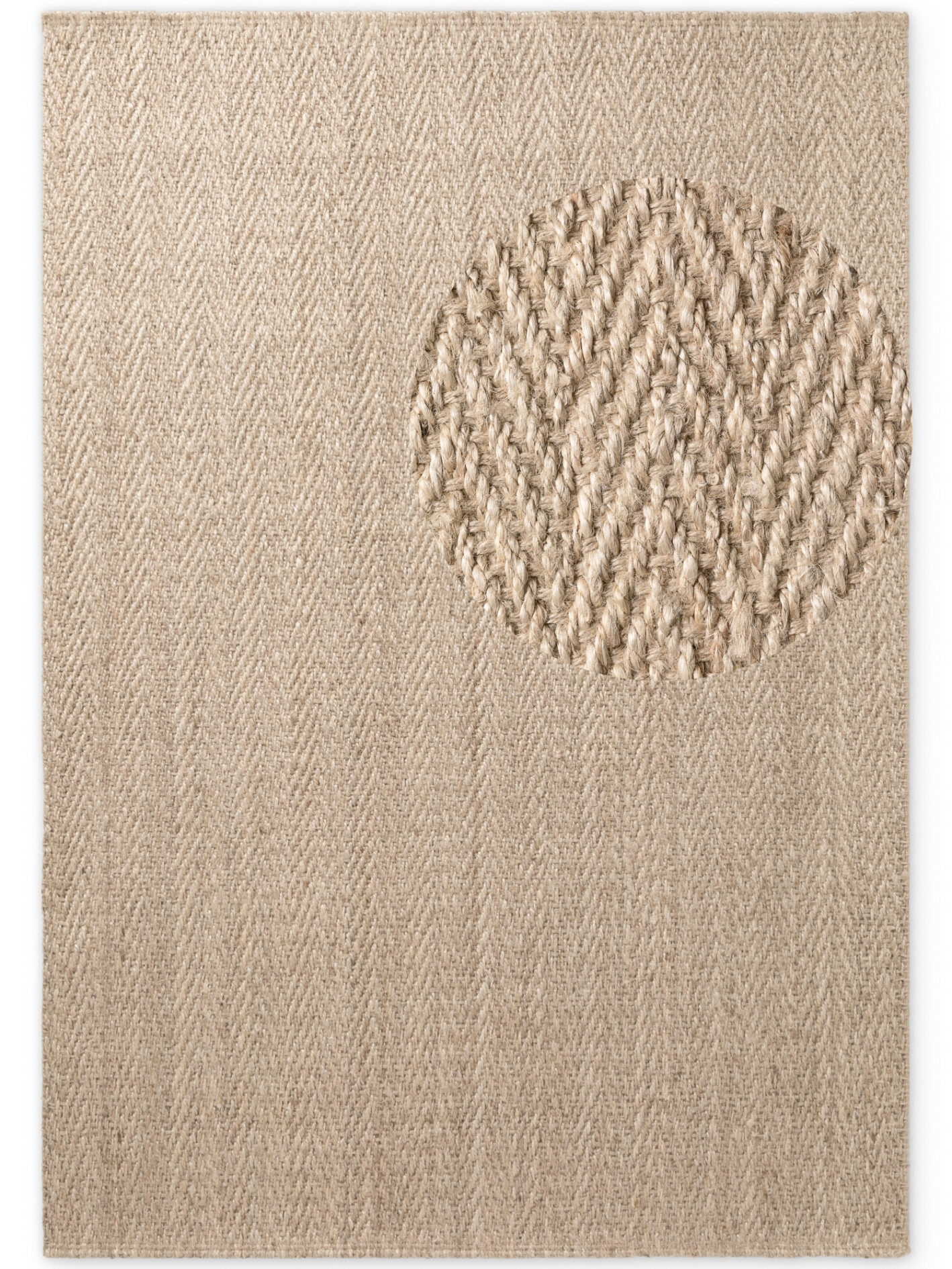Villeroy & Boch 1851 Jute Vloerkleed Mirabelle Natuur Ivoor