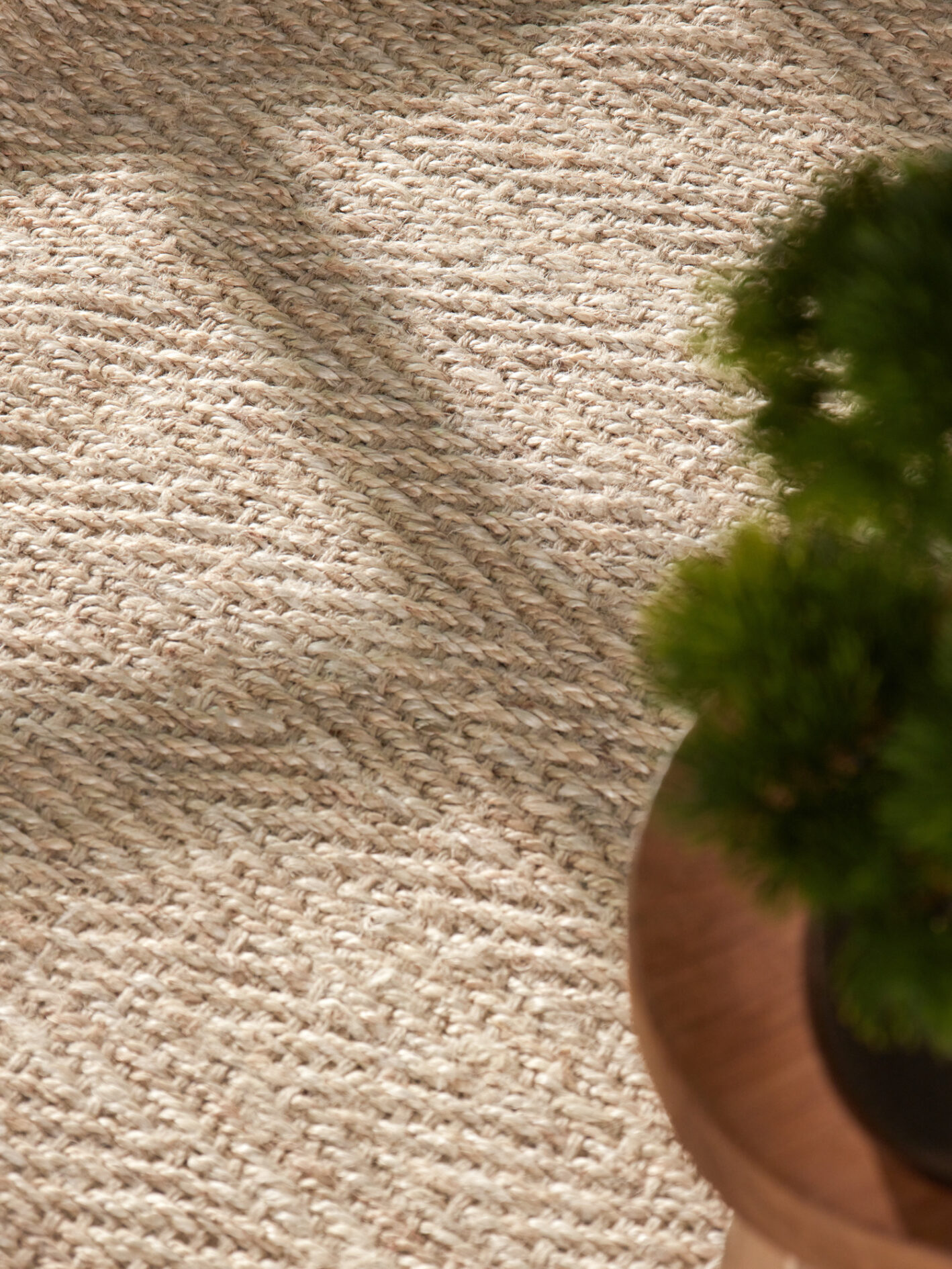Villeroy & Boch 1851 Jute Vloerkleed Mirabelle Natuur Ivoor
