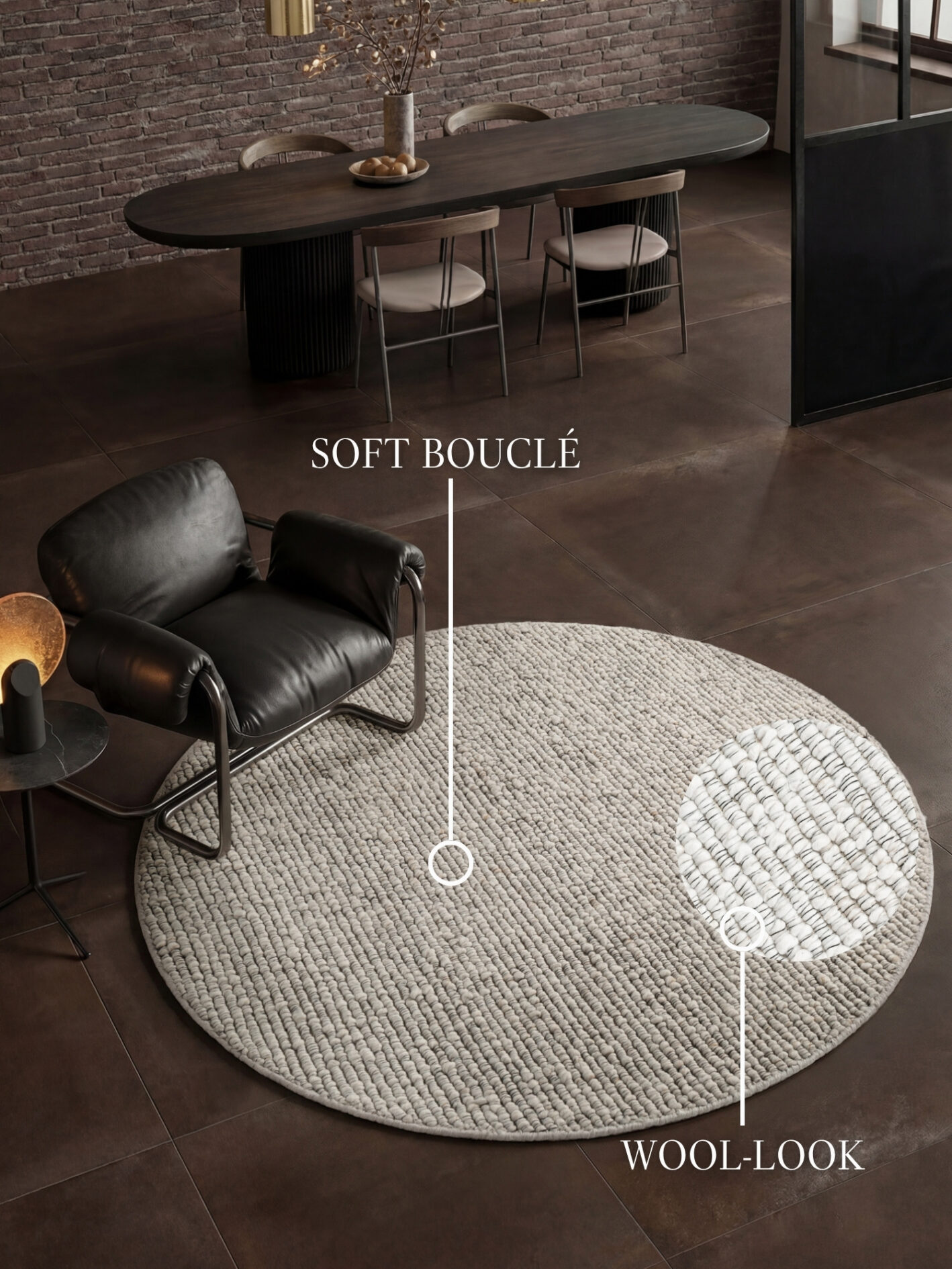 Villeroy & Boch 1852 Bouclé Vloerkleed Wilma Crème Meerkleurig
