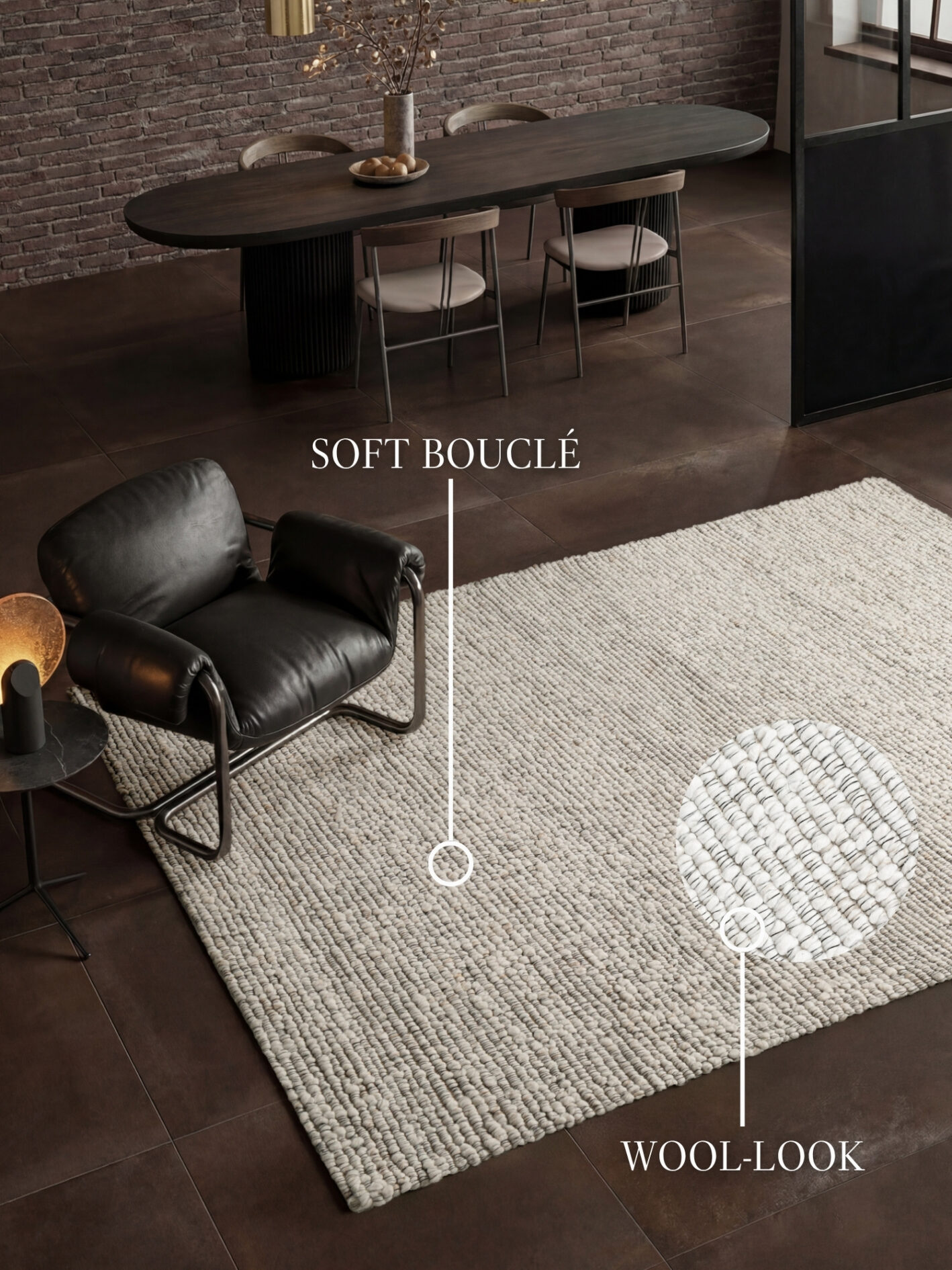 Villeroy & Boch 1852 Bouclé Vloerkleed Wilma Crème Meerkleurig