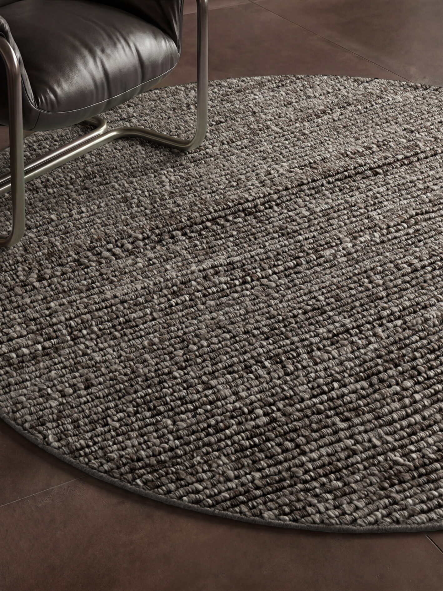 Villeroy & Boch 1852 Bouclé Vloerkleed Wilma Donkergrijs Meerkleurig