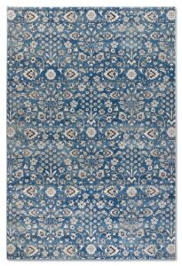 Villeroy & Boch 1869 Laagpolig Vloerkleed Ernest Blauw Crème