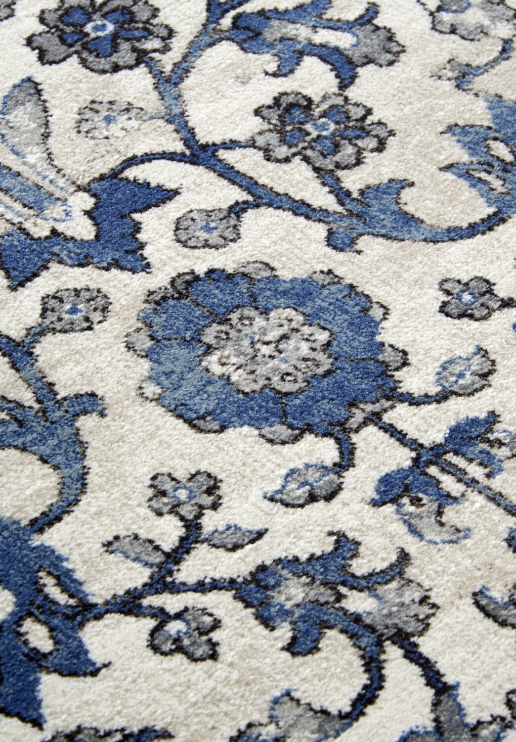 Villeroy & Boch 1869 Laagpolig Vloerkleed Ernest Crème Blauw