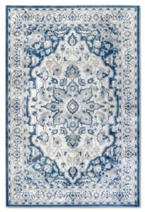 Villeroy & Boch 1869 Laagpolig Vloerkleed Gabrielle Crème Blauw