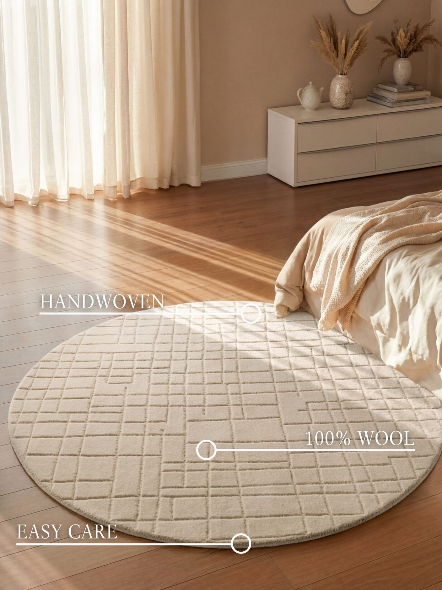 Villeroy & Boch 1890 Wollen Vloerkleed Kenso Beige