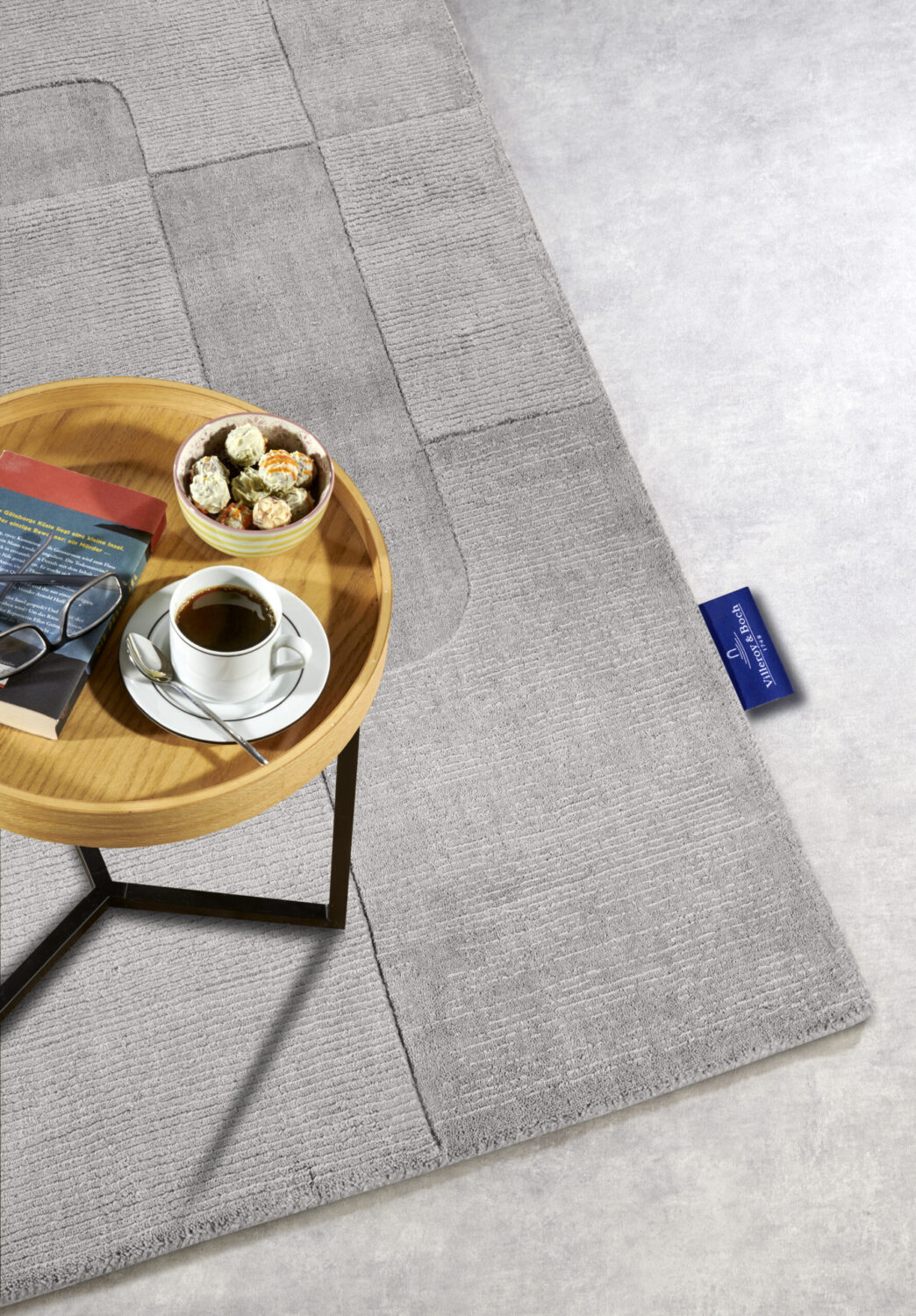 Villeroy & Boch 1906 Wollen Vloerkleed Charlotte - Grijs