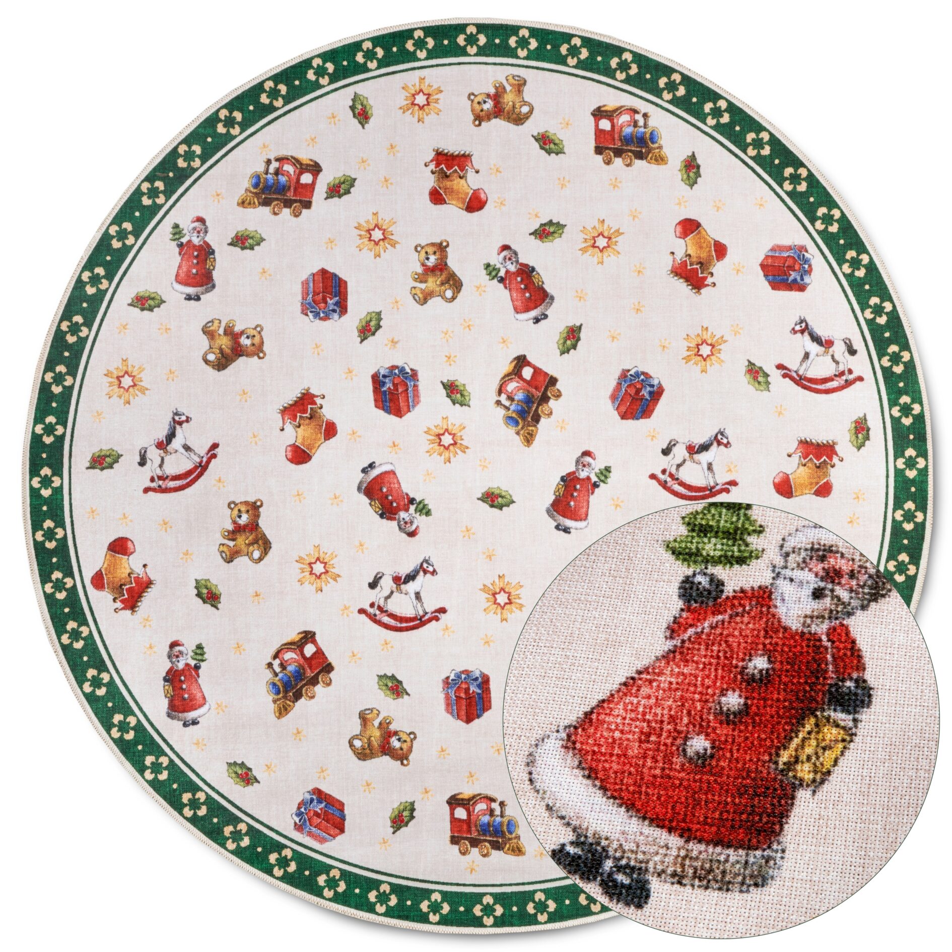 Villeroy & Boch Toy's Delight Design Vloerkleed Nostalgic Groen Meerkleurig