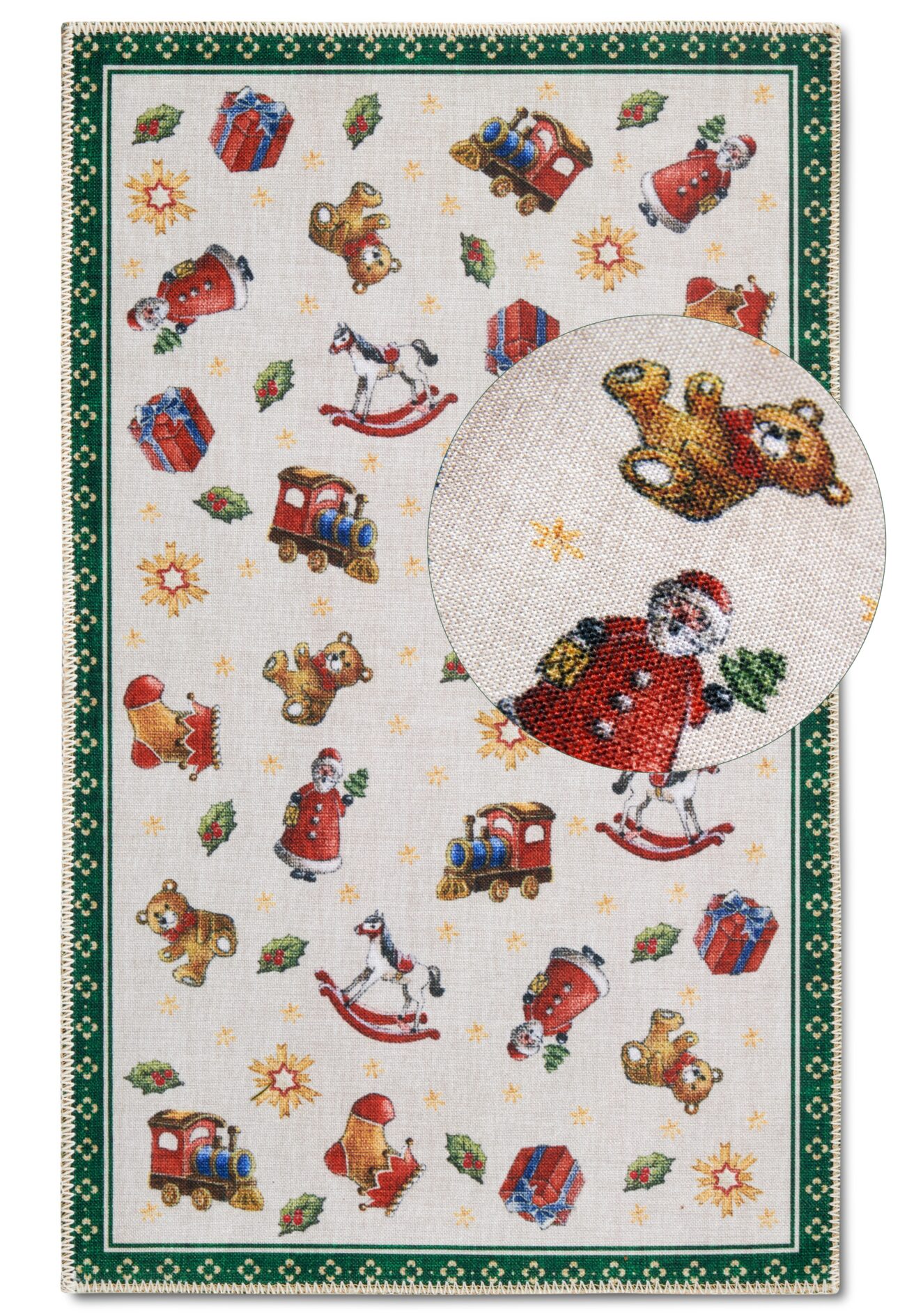 Villeroy & Boch Toy's Delight Design Vloerkleed Nostalgic Groen Meerkleurig