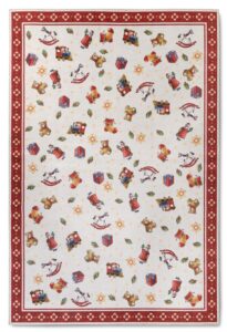 Villeroy & Boch Toy's Delight Design Vloerkleed Nostalgic Rood Meerkleurig
