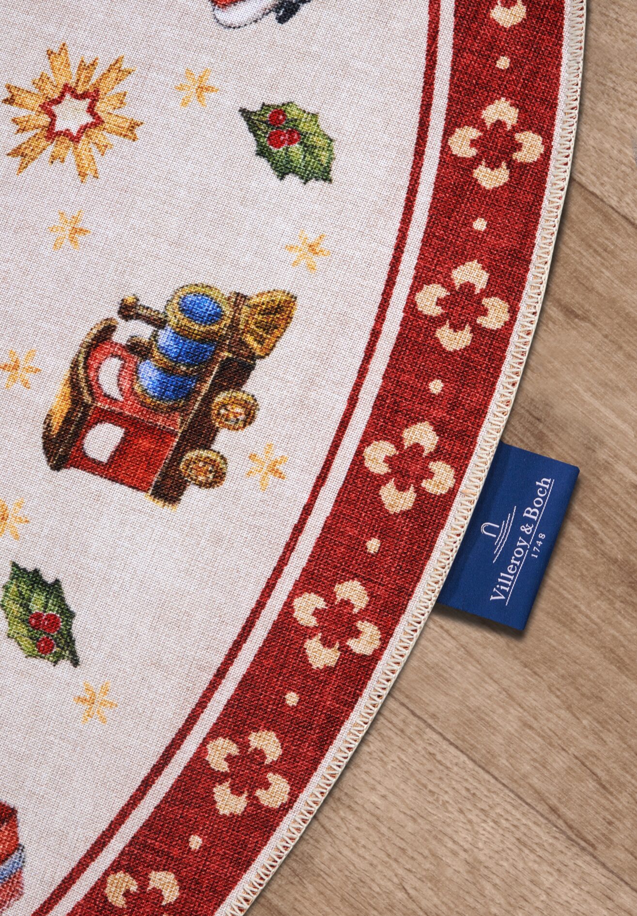 Villeroy & Boch Toy's Delight Design Vloerkleed Nostalgic Rood Meerkleurig