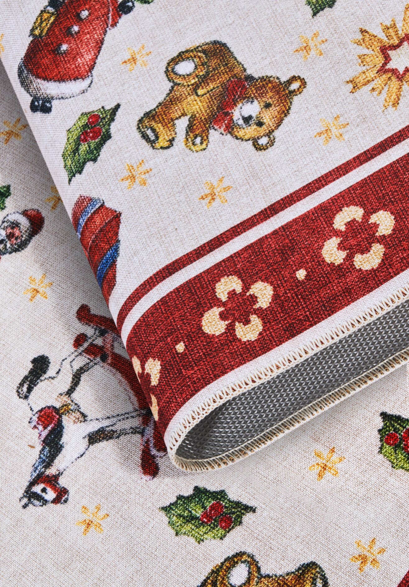 Villeroy & Boch Toy's Delight Design Vloerkleed Nostalgic Rood Meerkleurig
