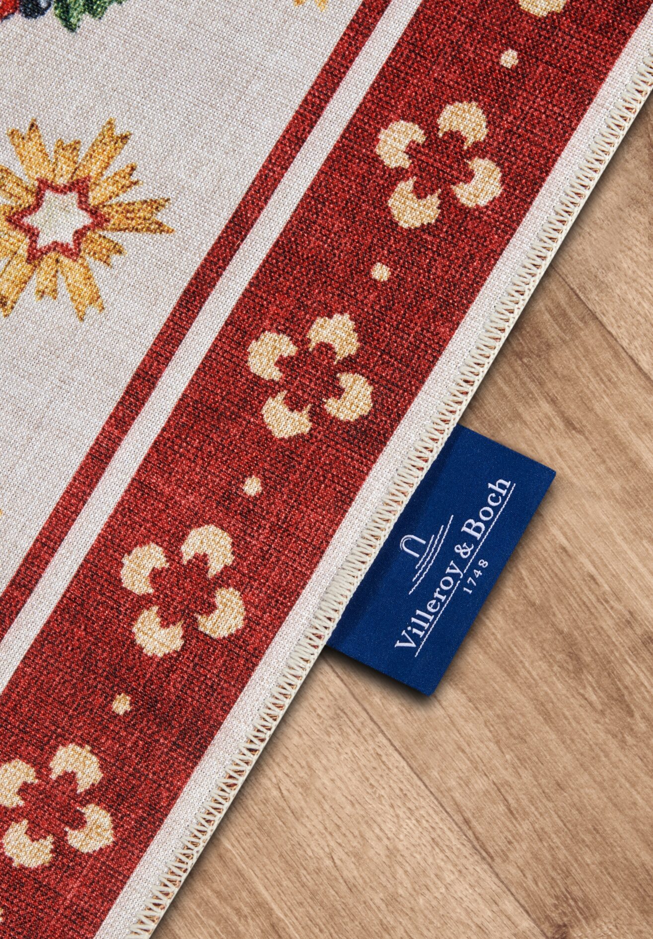 Villeroy & Boch Toy's Delight Design Vloerkleed Nostalgic Rood Meerkleurig