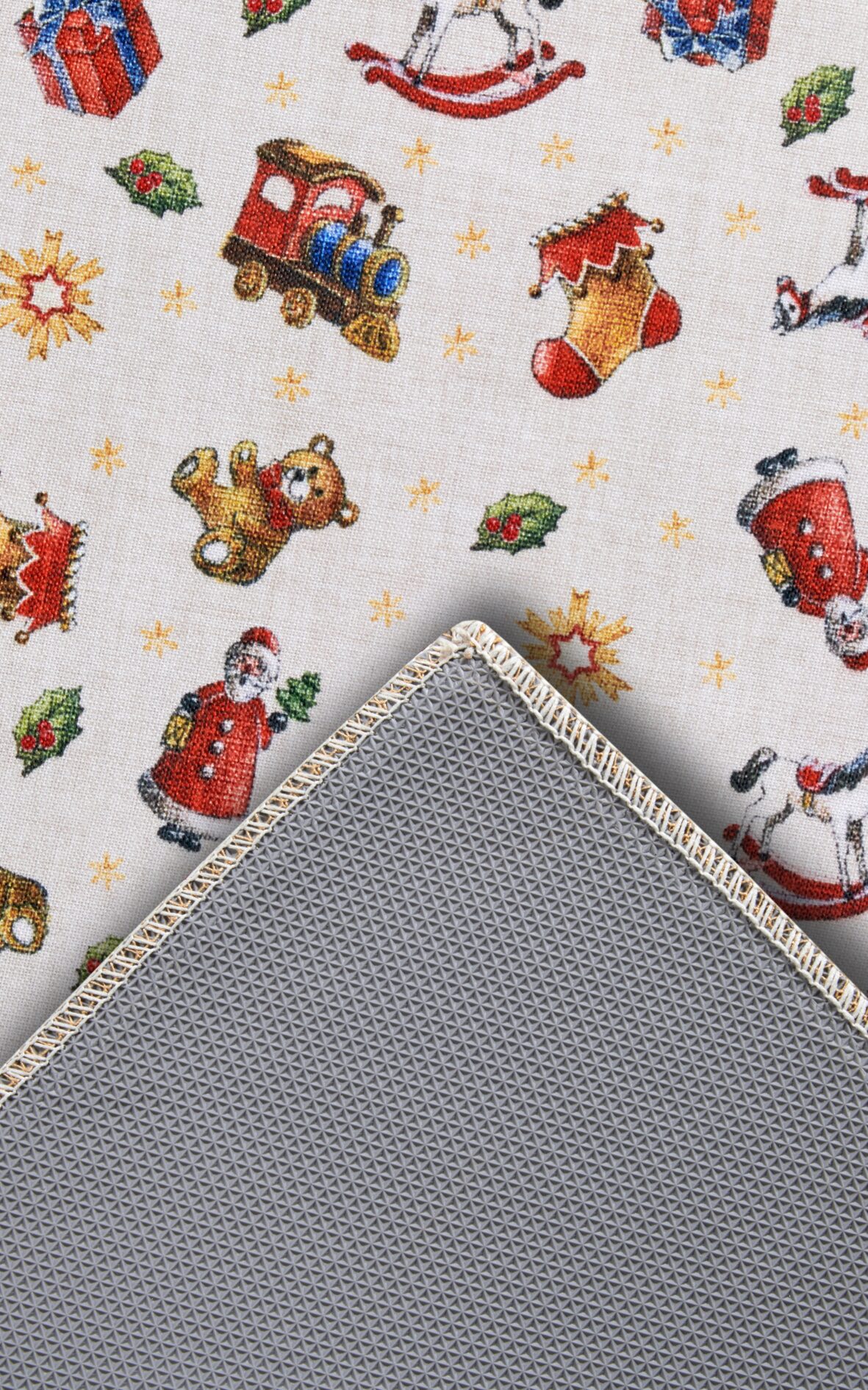 Villeroy & Boch Toy's Delight Design Vloerkleed Nostalgic Rood Meerkleurig
