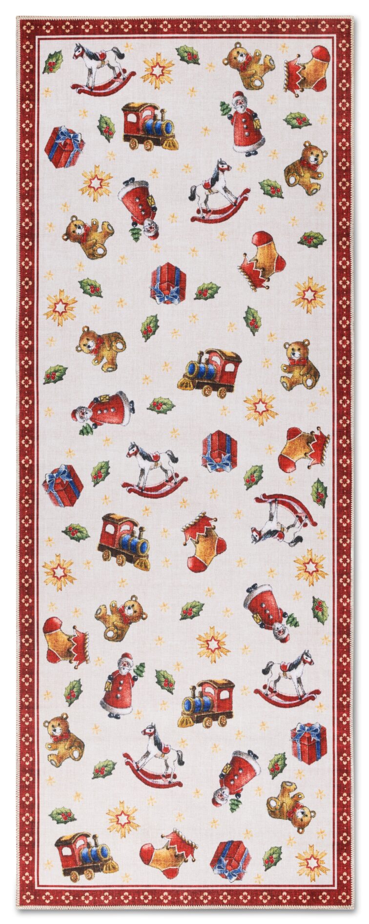 Villeroy & Boch Toy's Delight Design Vloerkleed Nostalgic Rood Meerkleurig