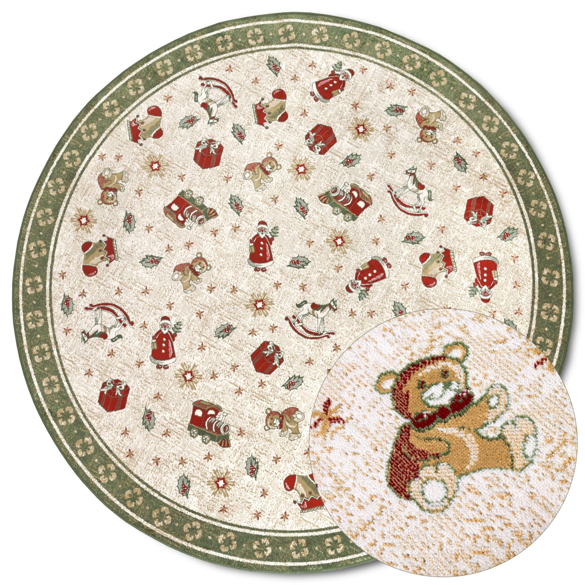 Villeroy & Boch Toy's Delight Design Vloerkleed Nostalgic Shine - Groen-meerkleurig