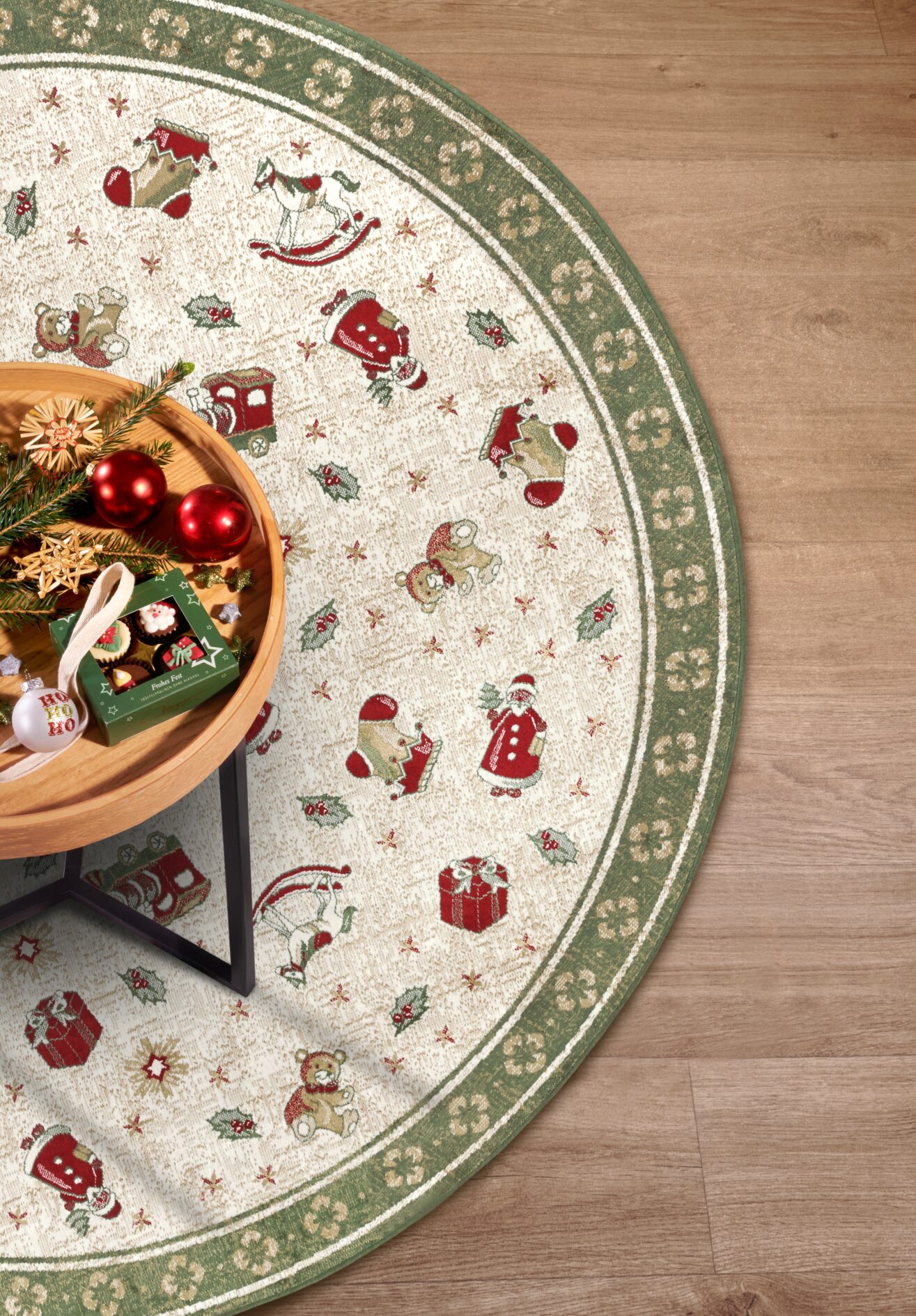 Villeroy & Boch Toy's Delight Design Vloerkleed Nostalgic Shine - Groen-meerkleurig