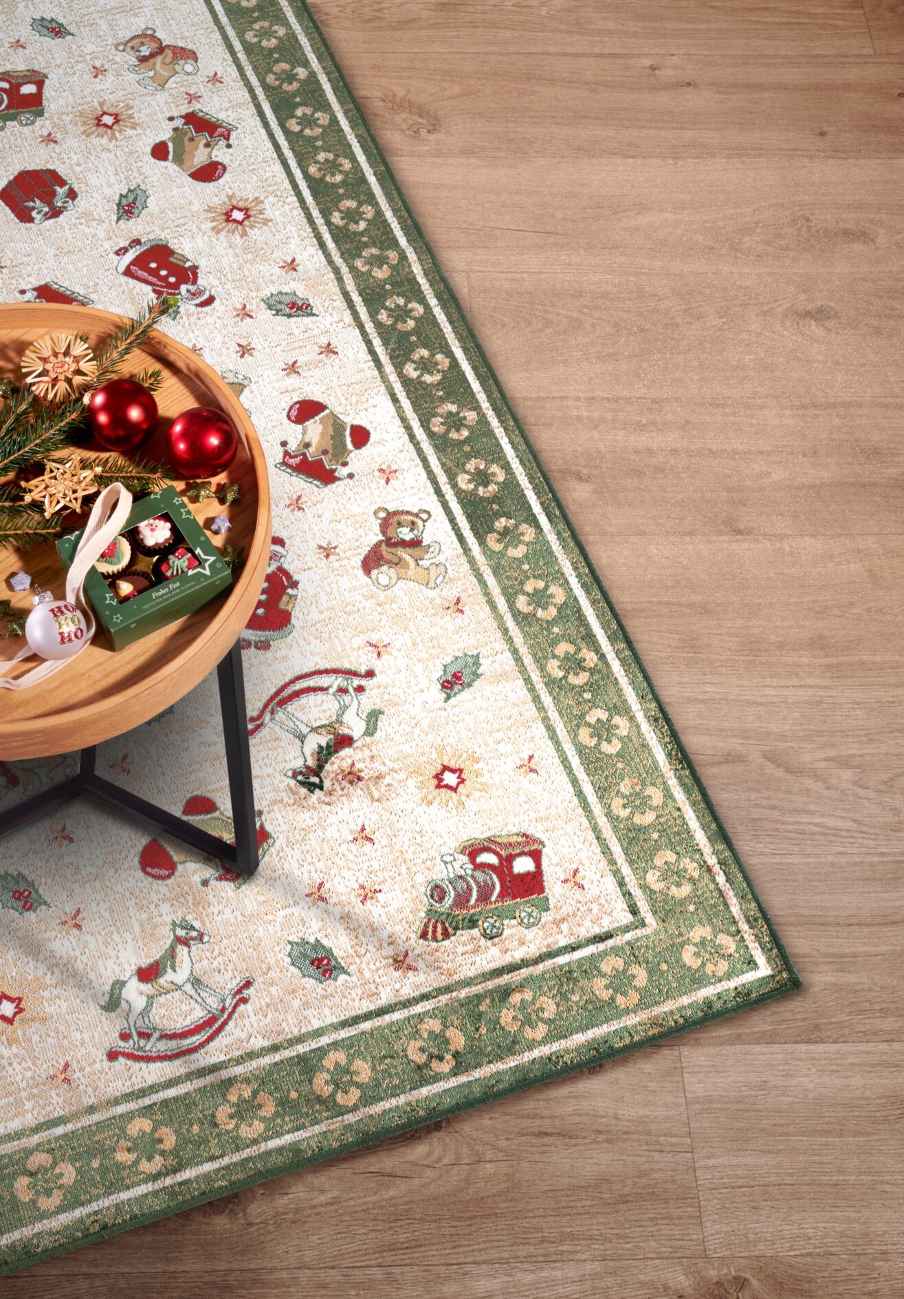 Villeroy & Boch Toy's Delight Design Vloerkleed Nostalgic Shine - Groen-meerkleurig