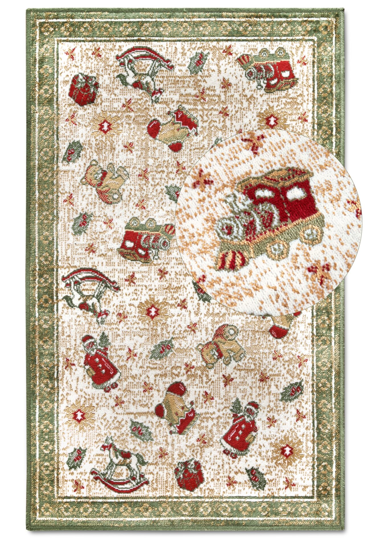 Villeroy & Boch Toy's Delight Design Vloerkleed Nostalgic Shine - Groen-meerkleurig