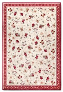 Villeroy & Boch Toy's Delight Design Vloerkleed Nostalgic Shine Rood Meerkleurig