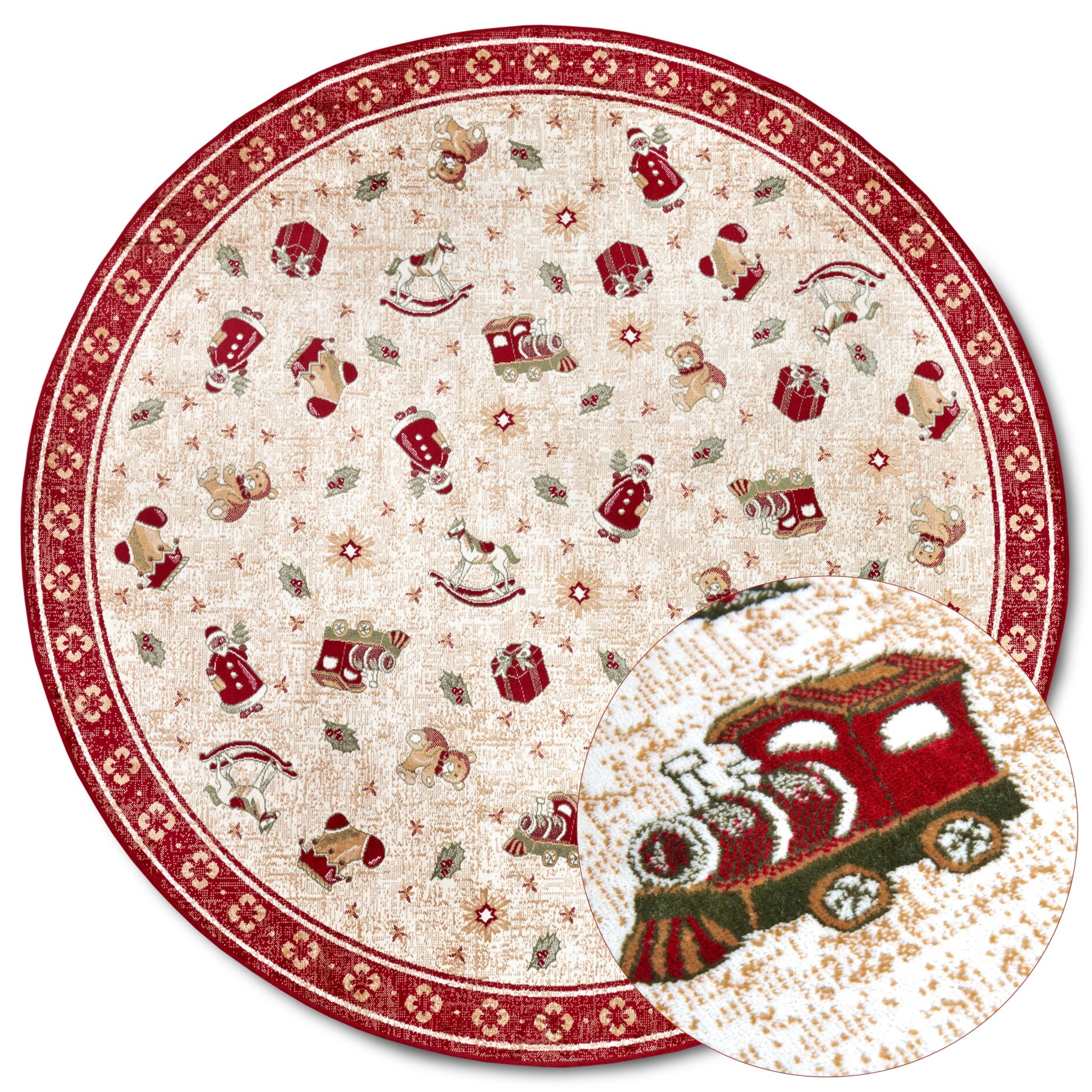 Villeroy & Boch Toy's Delight Design Vloerkleed Nostalgic Shine - Rood-meerkleurig