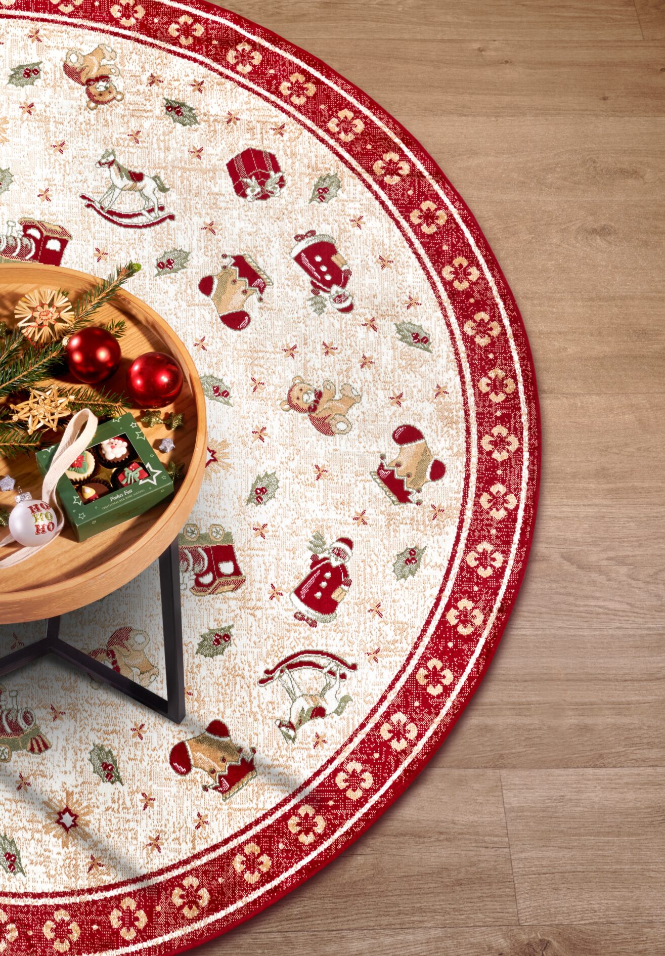 Villeroy & Boch Toy's Delight Design Vloerkleed Nostalgic Shine - Rood-meerkleurig