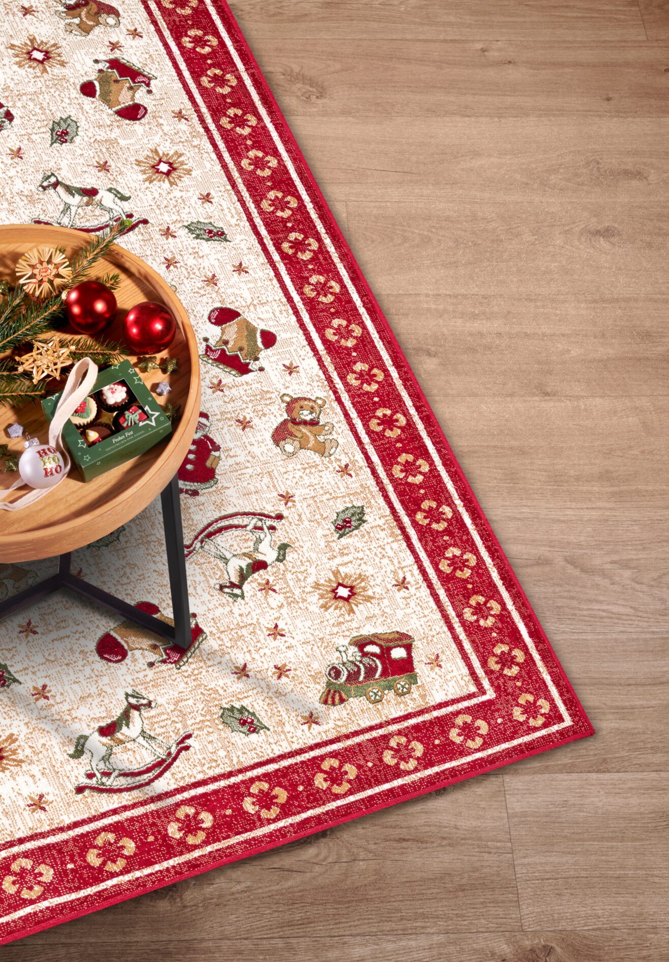 Villeroy & Boch Toy's Delight Design Vloerkleed Nostalgic Shine - Rood-meerkleurig